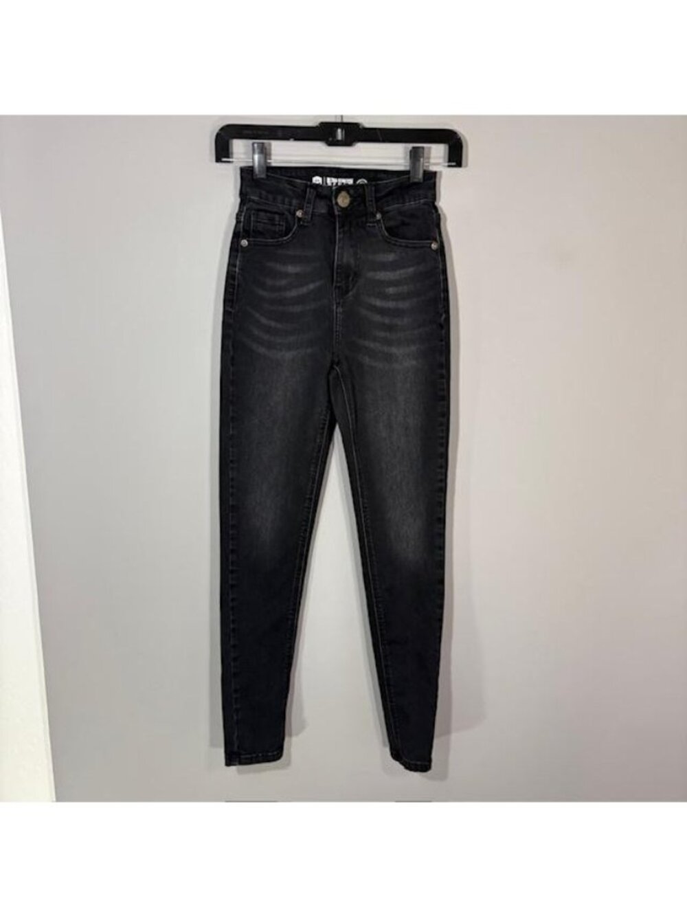 Born Primitive Jeans Womens XS Black Dark Wash High Rise Skinny Stretch Denim